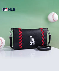 MLB Los Angeles Dodgers Leather Crossbody Purse