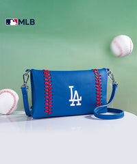 MLB Los Angeles Dodgers Leather Crossbody Purse