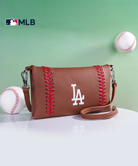 MLB Los Angeles Dodgers Leather Crossbody Purse