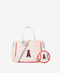 MLB Los Angeles Angels Team Tote with Baseball Coin Pouch