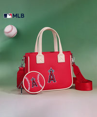 MLB Los Angeles Angels Team Tote with Baseball Coin Pouch