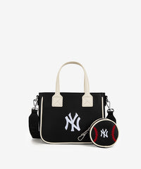 MLB New York Yankees Team Tote with Baseball Coin Pouch