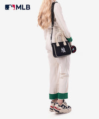 MLB New York Yankees Team Tote with Baseball Coin Pouch