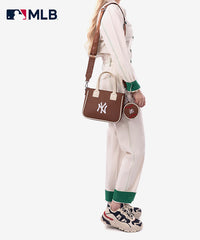 MLB New York Yankees Team Tote with Baseball Coin Pouch