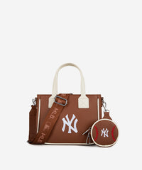 MLB New York Yankees Team Tote with Baseball Coin Pouch