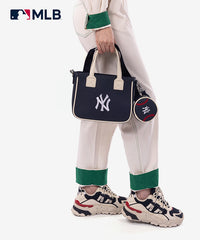 MLB New York Yankees Team Tote with Baseball Coin Pouch