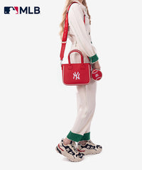 MLB New York Yankees Team Tote with Baseball Coin Pouch