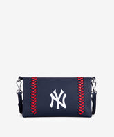 MLB New York Yankees Leather Crossbody Purse