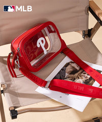 MLB Philadelphia Phillies Clear Crossbody Bag