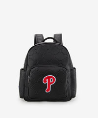 MLB Philadelphia Phillies Leather Baseball Backpack