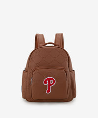 MLB Philadelphia Phillies Leather Baseball Backpack