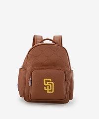 MLB San Diego Padres Leather Baseball Backpack