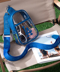MLB_Los_Angeles_Dodgers_Clear_Mini_Sling_Stadium_Bag_Blue
