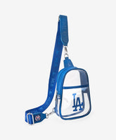 MLB_Los_Angeles_Dodgers_Clear_Mini_Sling_Stadium_Bag_Blue