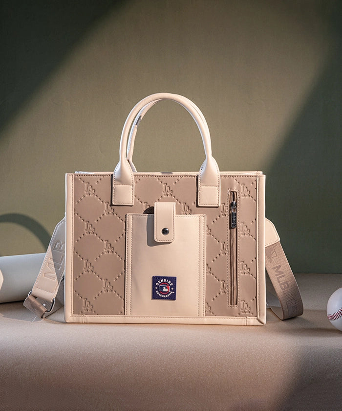 MLB_Los_Angeles_Dodgers_Crossbody_Bag_Camel