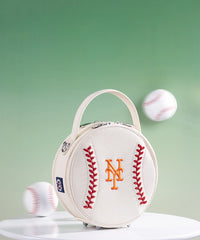 MLB New York Mets Mini Canteen Crossbody Bag Beige