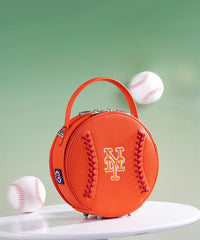 MLB New York Mets Mini Canteen Crossbody Bag Orange