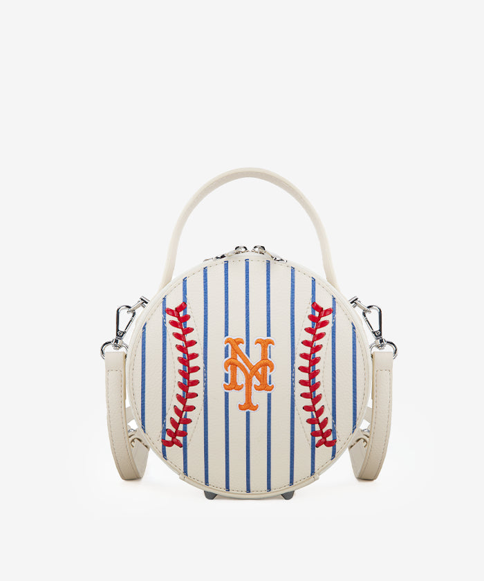 MLB New York Mets Mini Canteen Crossbody Bag Stripe