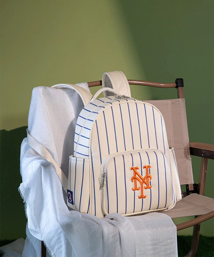 MLB_New_York_Mets_Sports_Baseball_Backpack_Stripe