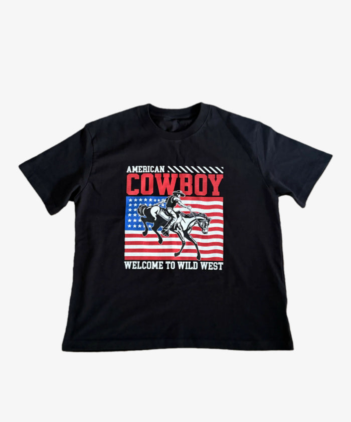 Montana West 250th Anniversary Flag Cowboy & Cowgirl Unisex T-Shirt – Patriotic American Flag Tee