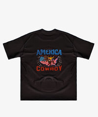 Montana West 250th Anniversary Flag Cowboy & Cowgirl Unisex T-Shirt – Patriotic American Flag Tee