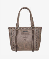 VIP DEAL | Montana West Cross Stitch Concealed Carry Tote Bag - Limited Stock