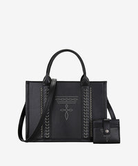 Montana West Whipstitch Tote Bag Set - Montana West World