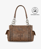 Montana West Studded Concealed Carry Satchel