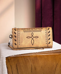 Montana West Whipstitch Studs Wallet