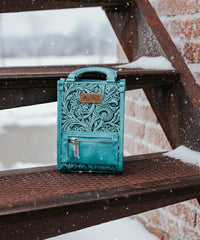 Montana West Tooled Mini Crossbody Phone Purse