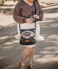 Montana West Aztec Printed Concealed Carry Crossbody Purse