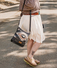 Montana West Aztec Printed Concealed Carry Crossbody Purse