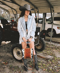 Montana West Floral Tooled Concealed Carry Shoulder Bag