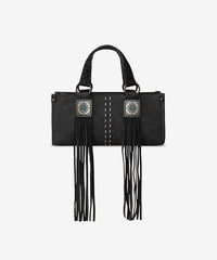 Montana West Western Fringe Concho Mini Crossbody Bag