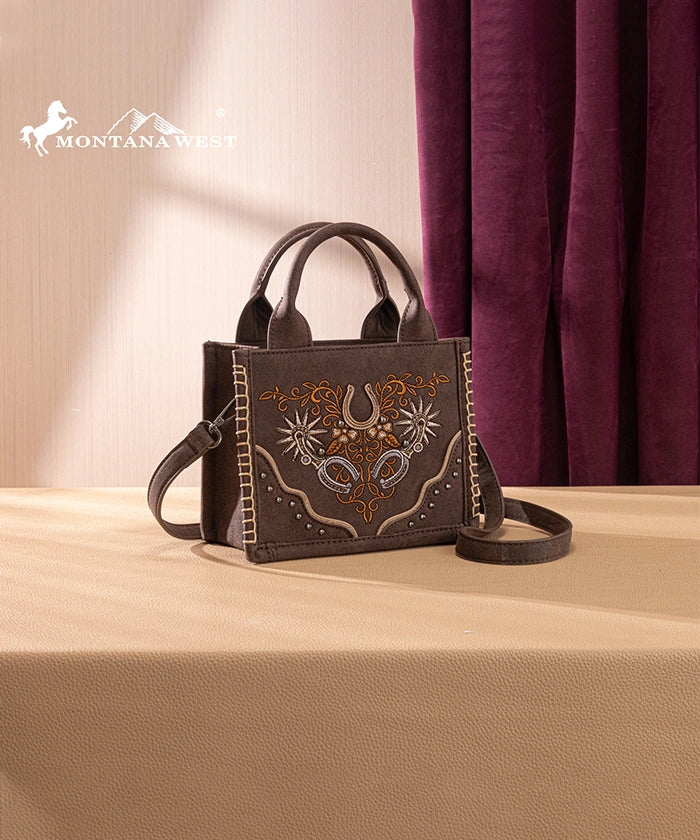 Montana West embroidered crossbody bag