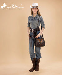 Montana West Western Embroidered Handbag