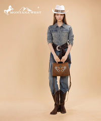 Montana West Western Embroidered Handbag