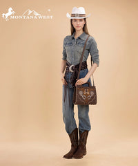Montana West Western Embroidered Handbag