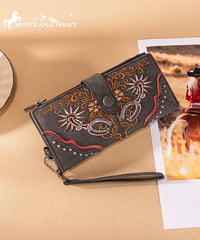 Montana West embroidered wallet
