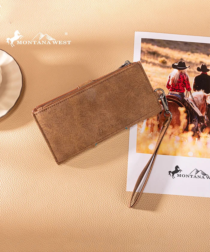 Montana West embroidered wallet