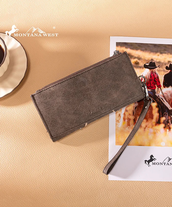 Montana West embroidered wallet