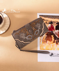 Montana West embroidered wallet