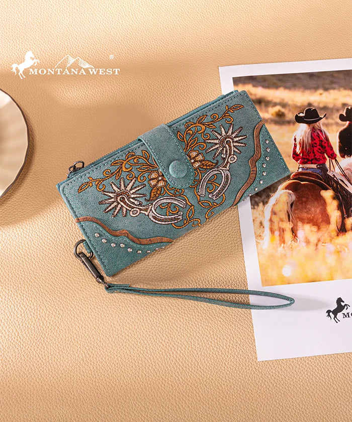 Montana West embroidered wallet
