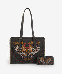 Montana West Embroidered Tote Bag