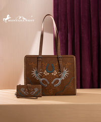 Montana West Embroidered Tote Bag