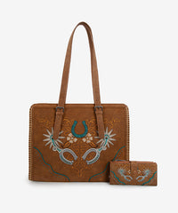 Montana West Embroidered Tote Bag