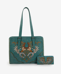 Montana West Embroidered Tote Bag
