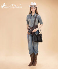 Montana West Western Fringe Bag