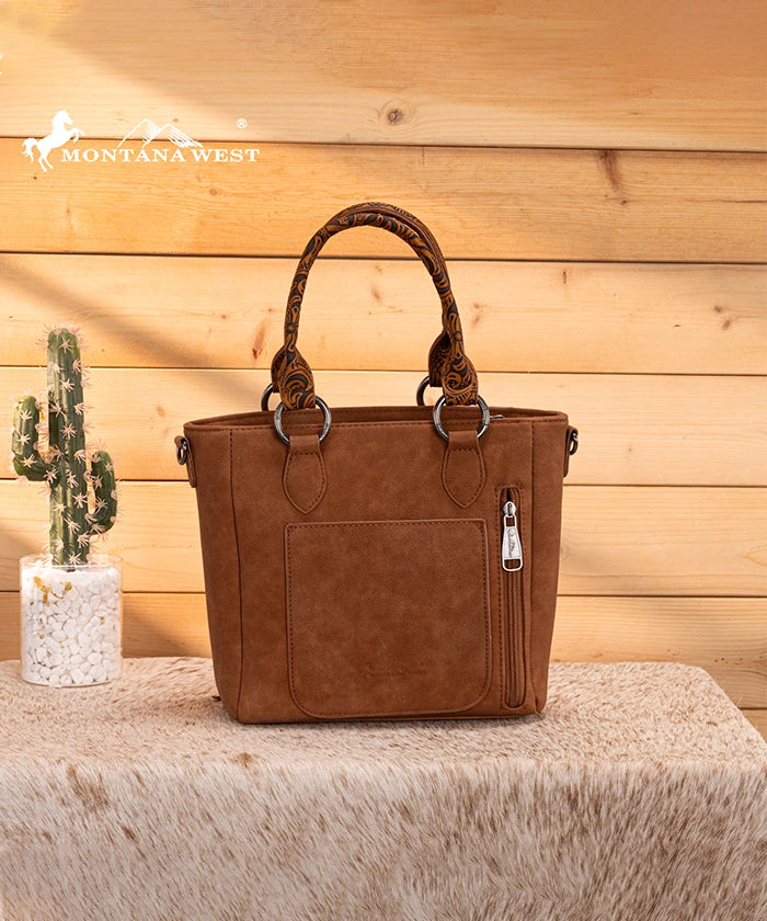 Montana West Fringe Bag in Brown
