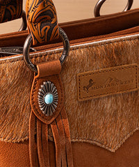 Montana West Fringe Bag in Brown